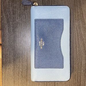 Blue Coach Wallet